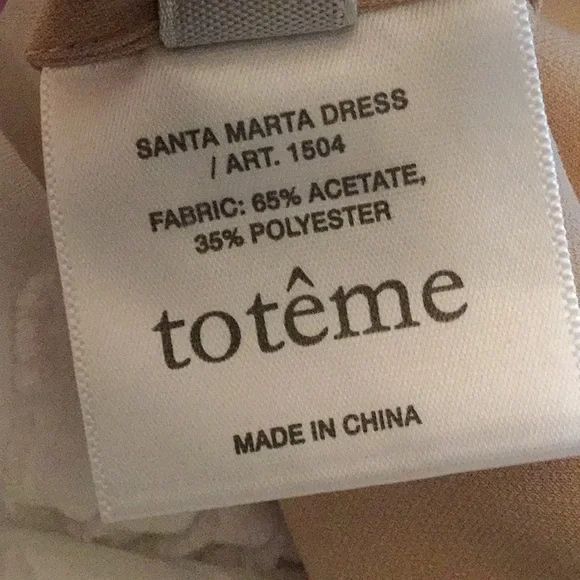 Totême Santa Marta Crepe Dress size M - Picture 13 of 13